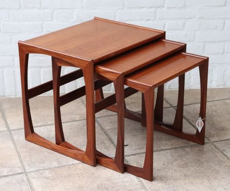 For sale: Set of nesting tables, 1960s Peg Table Design, Diy Nesting Tables Wood, Nested Side Tables, Wooden Nesting Tables Living Room, Nesting Tables Living Room, Nesting Tables Oak, Walnut Nesting Side Tables, Dinning Table Set, Rosewood Furniture