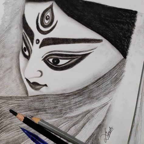 Inspiration Painting, Maa Durga, Sketches Simple, Art Inspiration Painting, Cute Songs, Art Drawings Sketches Simple, Art Drawings Sketches, Drawing Sketches, Pencil Drawings