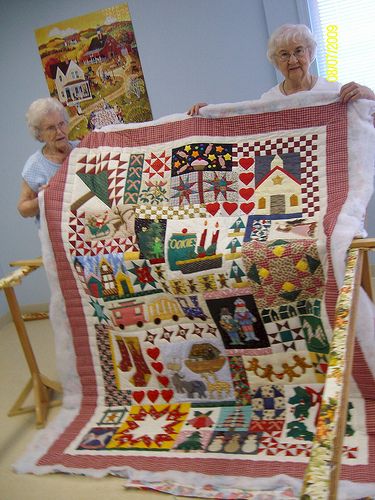 Story Telling SamplerFlickr.com Story Quilts, Story Quilt, Row Quilt, Patchwork Blanket, Sampler Quilts, Cute Quilts, House Quilts, Sampler Quilt, Traditional Quilts