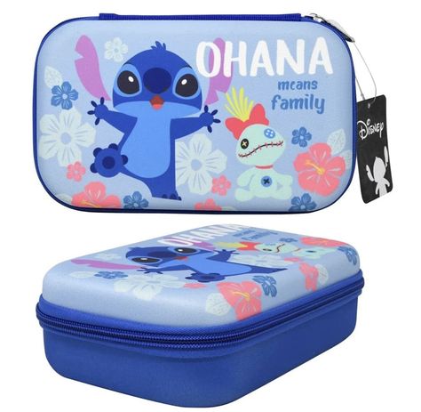 Organizing School Supplies, School Supplies Elementary, Cool Pencil Cases, Lilo And Stitch Merchandise, Kids Pencil Case, Lilo And Stitch Ohana, Lilo And Stitch Quotes, Lilo And Stitch Drawings, Zipper Pencil Case