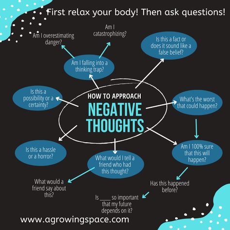 Stop Negative Thoughts, Intrusive Thoughts, Instagram Board, Life Group, The Good News, Ask Yourself, Mental Health Matters, Mental Wellness, Negative Thoughts