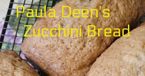 Paula Deen's Moist Zucchini Bread ... Paula Deen Zucchini Bread, Zucchini Pineapple Bread, Moist Zucchini Bread, Easy Zucchini Bread, Best Zucchini Bread, Pineapple Bread, Paula Dean, Zucchini Bread Recipe, Paula Deen Recipes