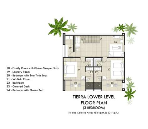 tierra-26 Red Skies, 3 Bedroom Floor Plan, Guanacaste Costa Rica, Jungle House, Two Twin Beds, Building A Container Home, Eco Luxury, Jacuzzi Tub, Private Deck