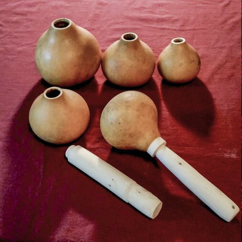 Gourd Rattle, Connector of Native American Tradition - Borderlore Native American Instruments, Gourds Diy, Shamanic Rattle, American Indian Crafts, Native American Drums, Native American Tools, Horn Of Plenty, Native American Traditions, Gourds Birdhouse