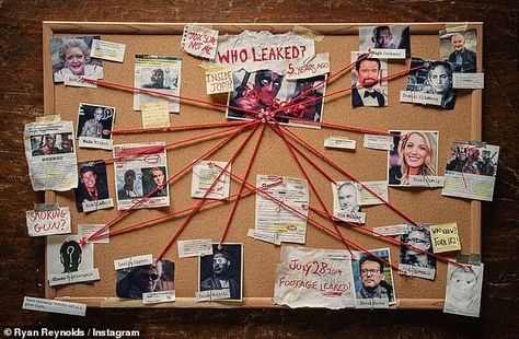 Detective Aesthetic, Mystery Party, Red String, Betty White, Story Arc, Fantastic Four, Ryan Reynolds, Mind Map, Doctor Strange