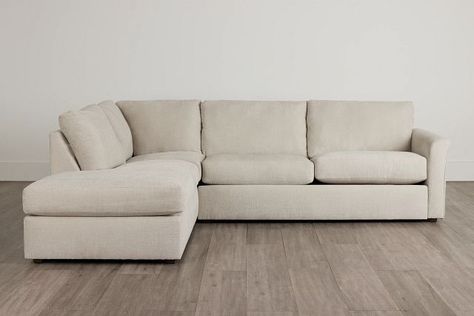 Small Room Sectional, Small Sectional With Chaise, Beige Sectional Couch, Sectional Sofa Layout, Tan Sectional, Tan Couch, Sectional Living Room, Beige Couch, Small Sectional