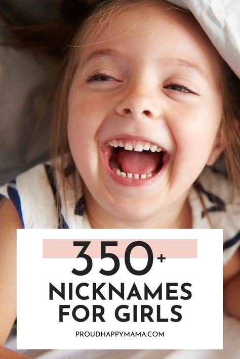 Best nicknames for girls! From cute nicknames for girls to sweet, funny, and unique nicknames for girls, discover a girl nickname you'll love! #nicknames #girlnames #girlnicknames Cool Nicknames For Girls, Best Nicknames For Girls, Other Names For Grandma, Funny Nicknames For Girls, Nicknames For Grandma, Unique Nicknames, Love Nicknames, Baby Nicknames