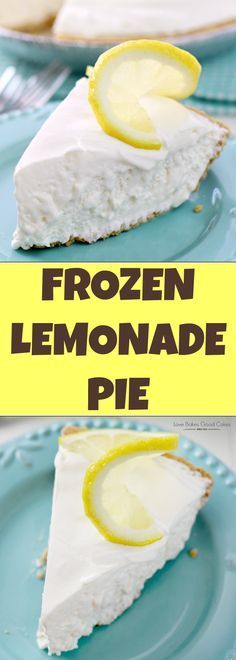 Dessert doesn't get any easier than this Frozen Lemonade Pie! It's a lemon lover's dream come true! Frozen Lemonade Pie, Lemonade Pie Recipe, Lemonade Pie, Weight Watcher Desserts, Frozen Lemonade, Low Carb Dessert, Bake Dessert, Oreo Dessert, Lemon Pie