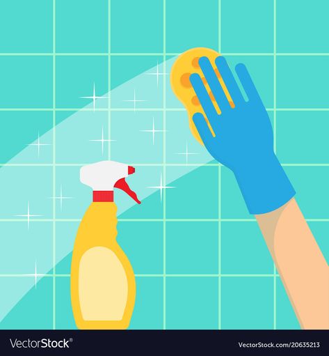 Green Gloves, Single Image, Cleaning Service, Wall Tiles, The Wall, Adobe Illustrator, Vector Images, Vector Illustration, High Resolution