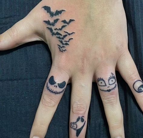 Eerie Tattoos, Halloween Flash Tattoo, Halloween Flash, Christmas Tattoo, Mommy Tattoos, Flash Tattoo Designs, Hand Tattoos For Women, Small Hand Tattoos, 1 Tattoo