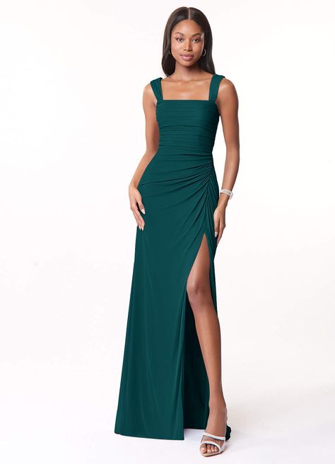 Peacock Azazie Jesaphine Bridesmaid Dresses | Azazie Azazie Pine Green Bridesmaid Dresses, Azazie Peacock Bridesmaid Dresses, Peacock Azazie Wedding, Azazie Agave Bridesmaid Dresses, Azazie Sea Glass Bridesmaid Dresses, Peacock Bridesmaid Dresses, Azazie Bridesmaid Dresses, Long Bridesmaid Dress, Cute Prom Dresses