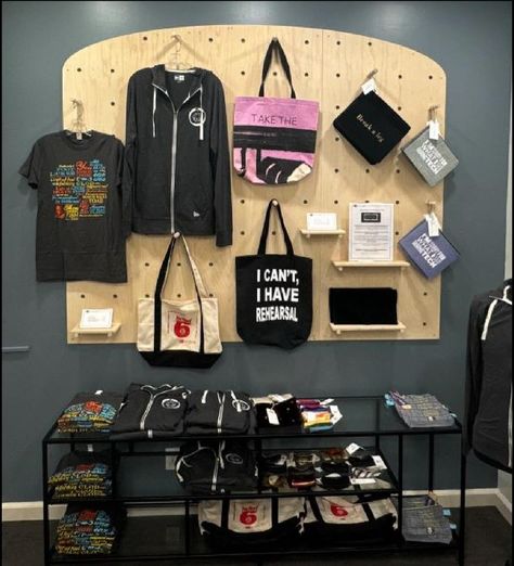 One of our Arched Top Pegboards at the @theoldglobe theater in San Diego! #oldglobesandiego #theoldglobe #retaildisplay #pegboard #boutiquedisplay Wooden Pegboard, Pegboard Wall, Pegboard Display, Old Globe, Store Design Boutique, Boutique Display, Retail Merchandising, Broken Leg, Retail Display