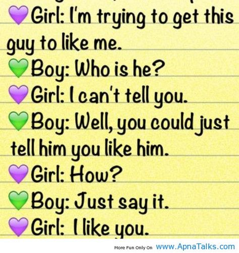 "I like you" Crush Texts, Jokes For Teens, Funny Dialogues, Funny Texts Crush, Super Funny Quotes, Love Quotes For Boyfriend, Funny Girl Quotes, Funny Quotes Sarcasm, Funny Quotes For Teens