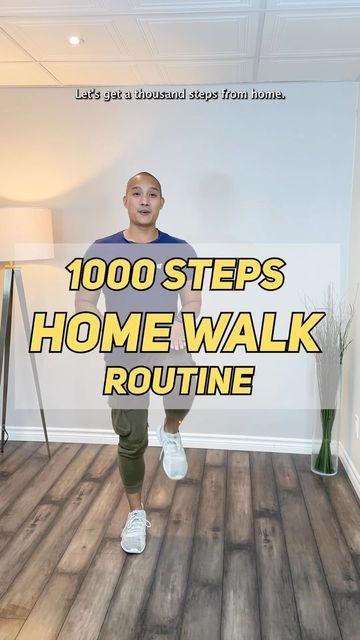 100 Times Every Day Exercise, Walking Exercises, Justin Augustin, 1000 Steps, Beginner Exercises, Yoga For Seniors, Indoor Workout, Basic Workout, Walking Exercise