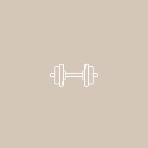 Gym Aesthetic Light, Beige Gym Aesthetic, Workout Widget, Fitness App Icon, Cream Icons, Gym App, Gym Icon, Ios14 Icons, Notion Inspo