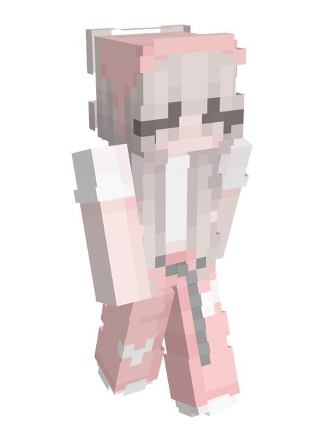 a pink, streetwear minecraft skin for valentine's day by giovanka on namemc! <3 Minecraft Website, Minecraft Cookies, Skin Mine, Minecraft Skins Aesthetic, Cow Hoodie, I'm Sensitive, Mc Skins, Skin Aesthetics, Minecraft Pocket Edition