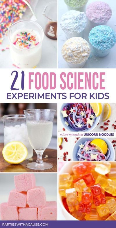 2nd Grade Science Experiments Easy, Cooking Science Experiments, Back To School Cooking Activities, Science Themed Snacks, Cooking Projects For Preschoolers, Quick Science Experiments For Kids, Science Camp Activities, Preschool Science Experiments, Food Science Experiments