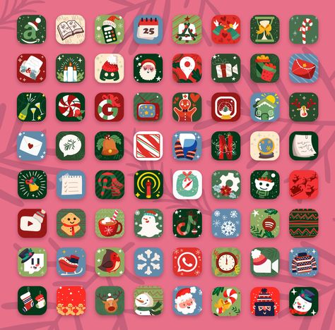 Christmas App Icons - Aesthetic Christmas Icons iOS 14 Free Download Christmas Settings App Icon, Christmas App Icons Aesthetic, App Icon Prime Video, Christmas Photos App Icon, Christmas App Icons, Winter App, App Ikon, App Icons Aesthetic, Christmas Apps