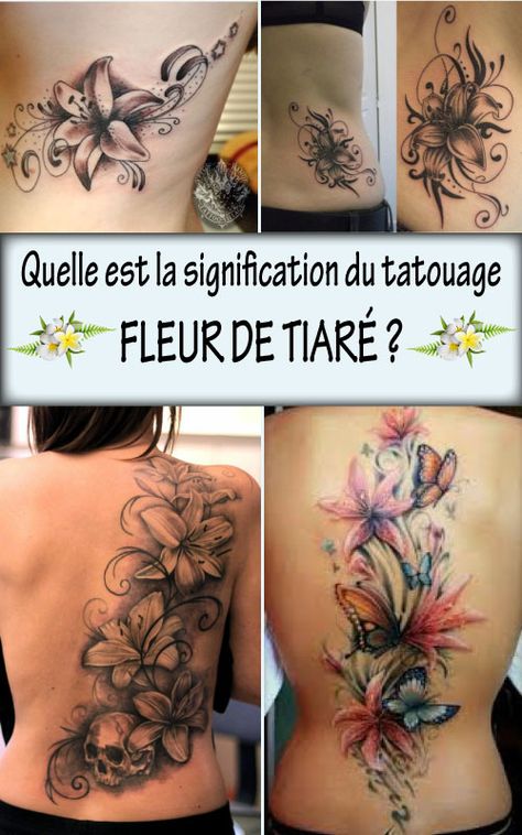 Vous êtes passionnés par la culture polynésienne et vous voulez faire un tatouage exprimant cette passion ? Vous désirez bien comprendre quelle est la signification du tatouage fleur tiaré Tahiti avant de le faire dessiner ? Nous tenons de vous présenter dans cet article les réponses nécessaires. Tahiti, Flower Tattoo, Tattoos