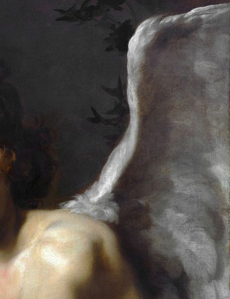 Details from Cupid (Amor), c.1630 - Johann Liss Cupid Painting, Aqua Regia, You're So Pretty, Spanish Artists, Museum Of Fine Arts, Character Aesthetic, Art Exhibition, Oil On Canvas, Discover Yourself