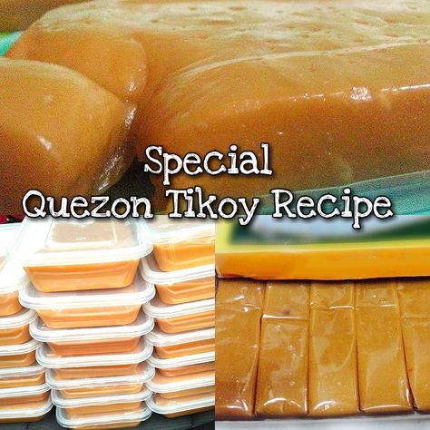 One of Quezon's pride is its mouth-watering brown tikoy. In Macalelon Quezon, there is a festival called Tikoy Festival featuring Tikoys of different types and sizes. Tikoy in Gumaca, Quezon, Quezon, and Sariaya tastes so delicious too but my most favorite is the one from Gumaca.. Tikoy Recipe, Valenciana Recipe, Pilipino Food Recipe, Filipino Dessert Recipes, Pinoy Dessert, Philippines Recipes, Filipino Food Dessert, Native Foods, Mapo Tofu