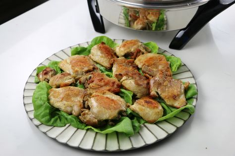 Unfried Chicken, Salad Master Recipes, Saladmaster Recipes, Salad Master, Electric Skillet Recipes, Electric Skillet, Ways To Cook Chicken, Skillet Cooking, Cook Chicken