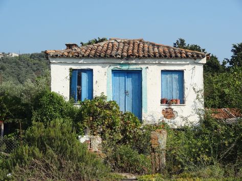 Old Greek House, Future Drawing, Skiathos Greece, Greece House, Portfolio Project, Greek Villas, Here I Go Again, Greek House, Skiathos