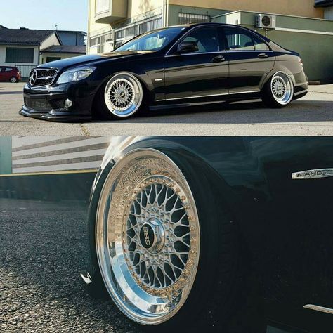 Slammed Mercedes, C300 Coupe, Amg Benz, Mercedes C180, Mercedes Benz C180, Mercedes C63 Amg, Slammed Cars, Amg Mercedes, Chrome Rims