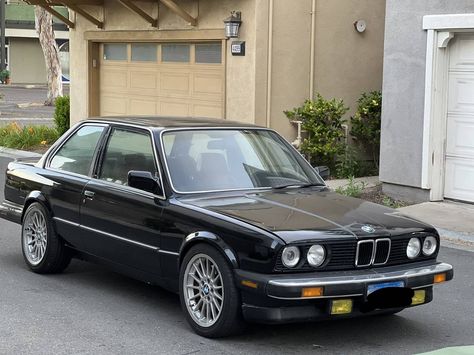 The E30 generation BMW 3-series was produced from 1983 through 1994 in various shapes, sizes, and configurations. The slow 318i was a fuel saver, the inline-6 powered 325i was a mixture of quick and smooth, and the 4-cylinder powered M3 was a riot. Today's E30 started as a basic 325i, but has been given the engine from an E36 BMW M3 and has the CA smog certificate and BAR sticker to prove it. #325i #BMW #E30 #E36 #German #M3 Bmw 318, Bmw 325i, Bmw E30, E36 Bmw, Red Interiors, Bmw 3 Series, Prove It, Bmw M3, Fuel