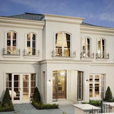 Architectural Design & Documentation Modern French Provincial, French Provincial Design, French Provincial Home, Provincial Home, Two Story House, French Style Homes, Casa Country, Villa Plan, Casas Coloniales