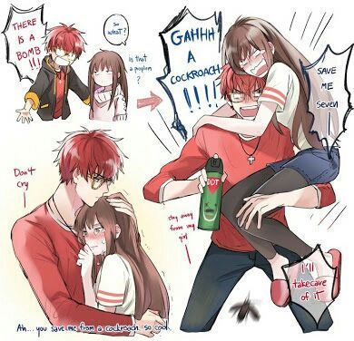 HGFDMGKG JAJAJAJAJA que hermoso, lo amo, basta :'(.💕 Mystic Messenger Funny, Luciel Choi, Mystic Messenger Game, Mystic Messenger Characters, Mystic Messenger Comic, Saeyoung Choi, Mystic Messenger Fanart, Desenhos Love, Mystic Messenger Memes