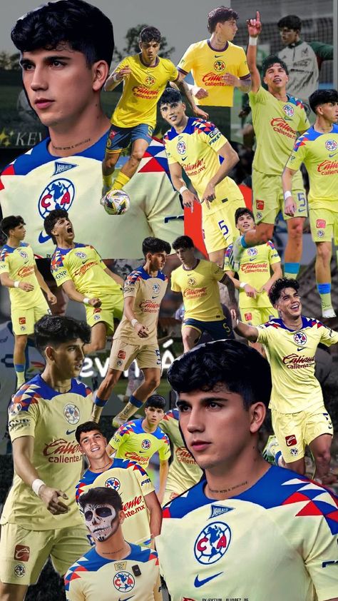 Kevin Alvarez, Club America, Real Love, Ronaldo, Soccer, Collage, Football