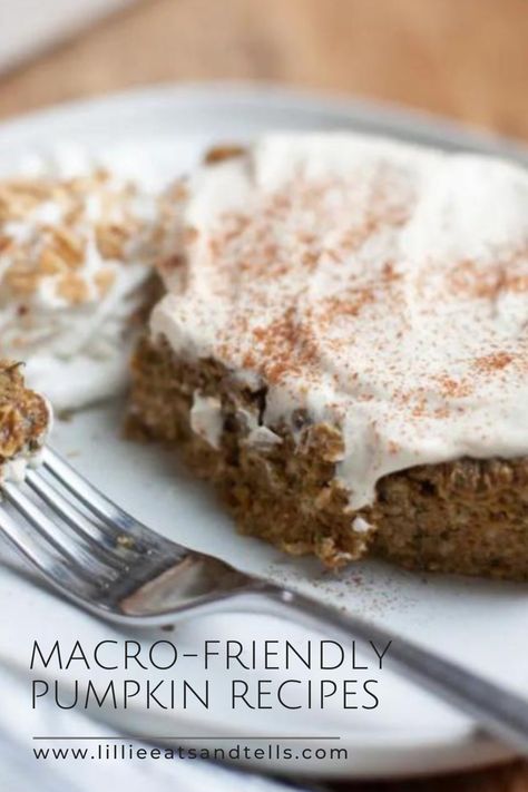 Healthy eating doesn't have to be boring. Try these delicious pumpkin recipes that are macro-friendly and will satisfy your sweet tooth! Macro Friendly Pumpkin Cookies, Macro Friendly Thanksgiving Dessert, Macro Friendly Pumpkin Recipes, Pumpkin Pasta Recipe, Pumpkin Recipes Healthy, Pumpkin Pasta, Pumpkin Bars, Fall Dessert Recipes, Healthy Pumpkin