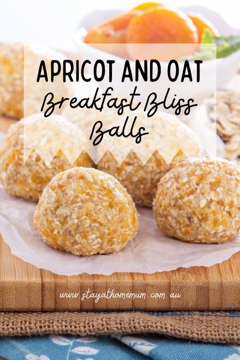 Apricot Balls Healthy, Apricot Bliss Balls Healthy, Healthy Bliss Balls Recipes, Oat Bliss Balls, Apricot Protein Balls, Apricot Bliss Balls, Apricot Energy Balls, Bliss Balls Healthy, Apricot Breakfast