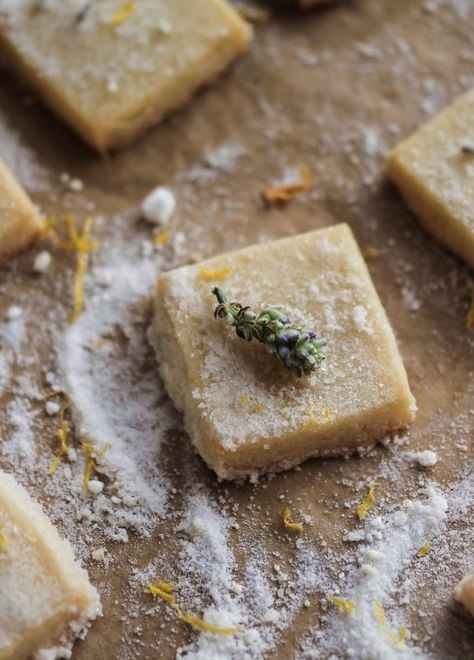 Keto Lavender Shortbread With Lemon Sugar Lavender Shortbread Cookies, Lavender Shortbread, Lavender Cookies, Cinnamon Roll Cookies, Almond Flour Cookies, No Flour Cookies, Roll Cookies, Lemon Sugar, No Sugar Foods