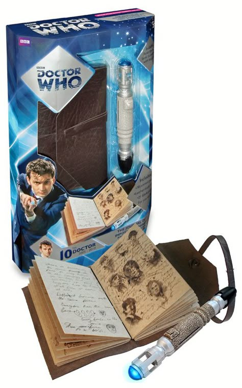 journal-sonic580 Dr Who Villains, Doctor Who Craft, Doctor Who Gifts, Doctor Who Crafts, Classic Journal, Doctor Who Funny, Doctor Who Merchandise, Sonic Screwdriver, David Tennant Doctor Who