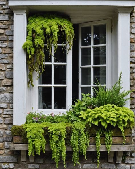 20 Most Creative Window Box Ideas For Your Home – ToolzView Window Boxes On Porch Railing, Houses With Window Boxes, Indoor Window Planter Ideas, Summer Window Boxes, Window Boxes Ideas, Green Window Box, Window Garden Ideas, Indoor Window Boxes, Window Ledge Decor