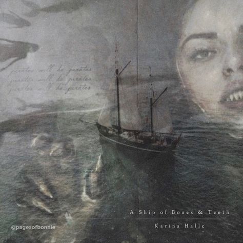 A Ship Of Bones And Teeth Aesthetic, A Ship Of Bones And Teeth, Teeth Aesthetic, Book Review, Book Aesthetic, Book Art, Literature, Romance, Books