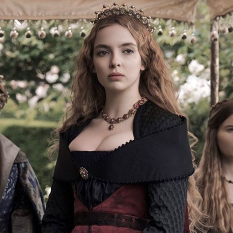 Elizabeth Of York The White Princess, Jodie Comer The White Princess, Queen Face Claim, Targaryen Dresses, Led Girls, Elizabeth Of York, The White Princess, The Tudors, Royalty Aesthetic