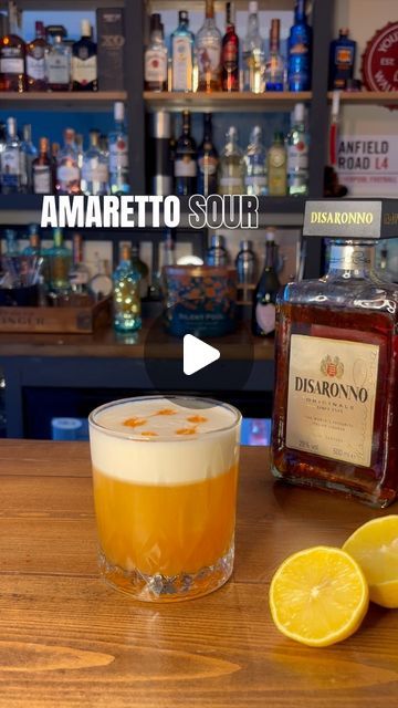 The Cocktail Library on Instagram: "Amaretto Sour 🥃 | The best and only way to make this classic cocktail ✨  Send to a friend who needs to try this! 👇  Recipe:  50ml @disaronno_official Amaretto 25ml Lemon Juice 2-3 Dashes of Angostura Bitters 15ml @monin_uk Sugar Syrup 1 Egg White  #drinkstagram #amarettosour #amaretto #easycocktails #easycocktailrecipes #classiccocktails #drinkinspo #explorepage✨ #homebartender #cocktailrecipe" Amaretto Sour Recipe Easy, Disaronno Cocktails, Angostura Bitters Cocktails, Amaretto Cocktails, Amaretto Sour Recipe, Amaretto Sour Cocktail, Amaretto Sour, Send To A Friend, Cocktail Bitters