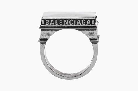 Balenciaga Ring, Arch Ring, Balenciaga Accessories, Champs Élysées, Flat Face, Balenciaga Logo, Streetwear Shop, Champs Elysees, Contemporary Fashion