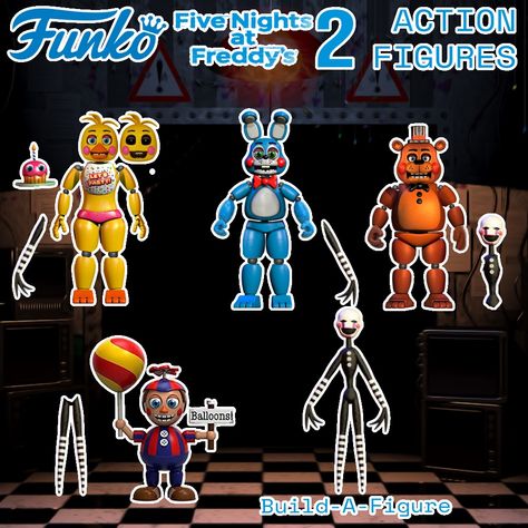 Fnaf Action Figures, Freddy 2, Fnaf 2, Monster High Pictures, Funko Figures, Combat Armor, Horror Video Games, Fnaf 1, Transformers Toys