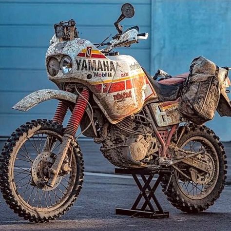 Lucky Explorer on Instagram: "A joy to see when these bikes are properly used for their purpose. Not just show ponies!!! Photo credit @chesterfield_scout #tenere #yamahatenere #1vj #3aj #xt600z #xt600 #1980s #yamaha #dakarlegend #dakar #dakarlives #dakarrally #rallyraid #rally #enduro #leavethemainroad #acerbis #motorbike #motorcycle #offeoad #adventure #wales #london #commute #refurbishment #restomod #ridefree #luckyexplorer #explore #lucky" London Commute, Commuter Motorcycle, Yamaha Xt 600, Yamaha Motocross, Rally Raid, Tuning Fork, Adventure Motorcycling, Adventure Bike, Vintage Motorcycles