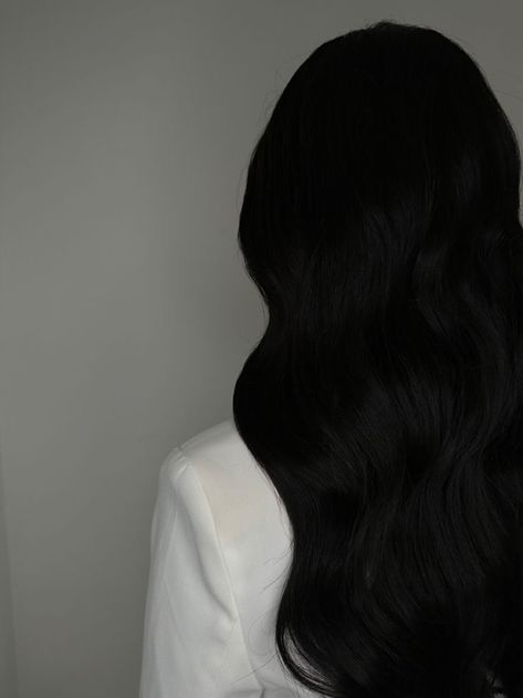 Shiny Black Hair, Black Hair Aesthetic, Haircuts For Medium Hair, Hair Solutions, Long Black Hair, Silk Hair, Sleek Hairstyles, Silky Hair, Dream Hair