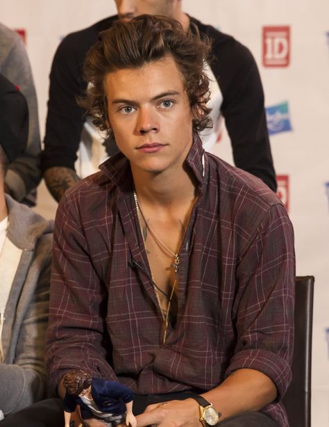 Remember that time when Harry Styles wore his shirt half undone and stared into the distance like... Frat Boy Harry Styles, Harry Styles Dating, Anne Cox, Harry Styles Eyes, Harry Styles 2013, Harry Styles Tattoos, Harry 1d, Harry Styles Imagines, Harry Styles Cute