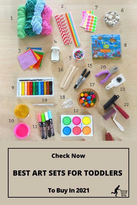 Best Art Sets for Toddlers Toddler Art Supplies, Kinds Of Art, Kids Art Supplies, Homeschool Activities, Toddler Art, Art Kits, Literacy Activities, Art Club, Kids Art