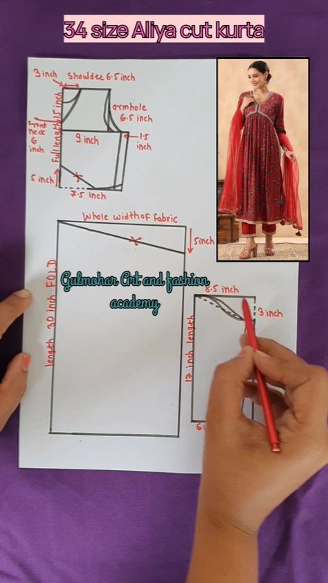 Gauri (Rohi) Bachhav | Long one-piece drafting#😍🥰 #drafting #instagram #instafashion #viral #trending #reels #onepiece #fashion #fashiondesigner #fashionstyle | Instagram Kurti Drafting Pattern, Drafting Dress Patterns, One Piece Dress Design, Onepiece Fashion, Basic Blouse Designs, Sewing Measurements, Easy Dress Sewing Patterns, Dress Sewing Tutorials, Beginner Sewing Patterns