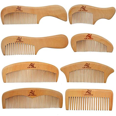 Wood Comb, Magic Gift, Sandalwood Scent, Beard Combs, Comb Set, Wooden Comb, Styling Brush, Head Hair, Hair Combs