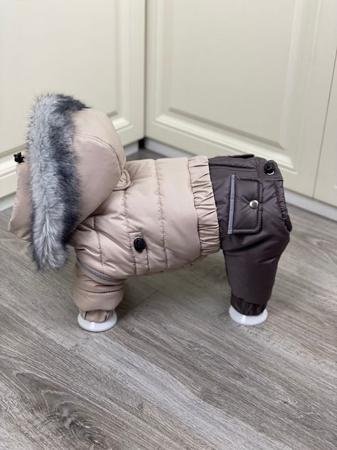 Winter Overalls, Coat For Winter, Dog Suit, Cute Dog Clothes, Dog Winter, Winter Suit, Top Jeans, Dog Coat, Winter Dog