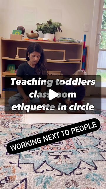 Anna Marie Montessori on Instagram: "Comment “YouTube” and we will send you link for newest video :) 

Circle time discussion on doing work around other students. How else do you explain etiquette with your class or toddler??" Education Video, Montessori Lessons, Anna Marie, Teaching Toddlers, Circle Time, Preschool Ideas, Early Education, Montessori, Preschool